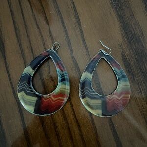 Multicolor Teardrop Earrings